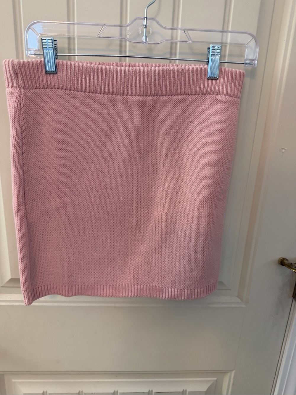 Zara Blush Pink Mini Knit Skirt